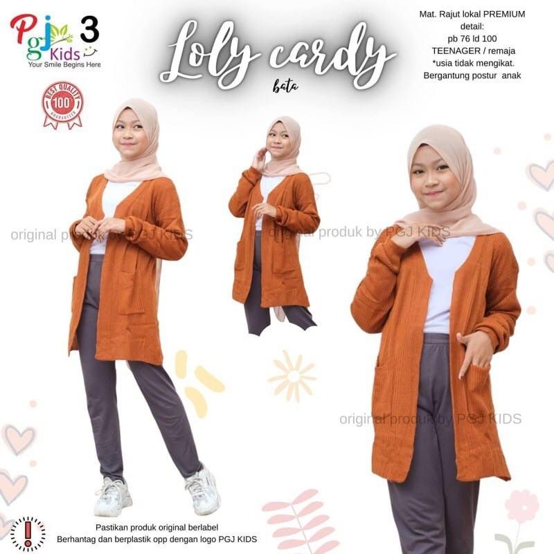 CARDIGAN RAJUT ANAK PEREMPUAN TANGGUNG 12 TAHUN SWEATER KARDIGAN RAJUT ANAK TEBAL MURAH LONG CARDI