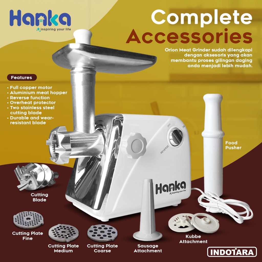 Meat Grinder Mesin Giling Daging Hanka - HK028A