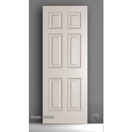 Pintu Single Kayu Jati Putih