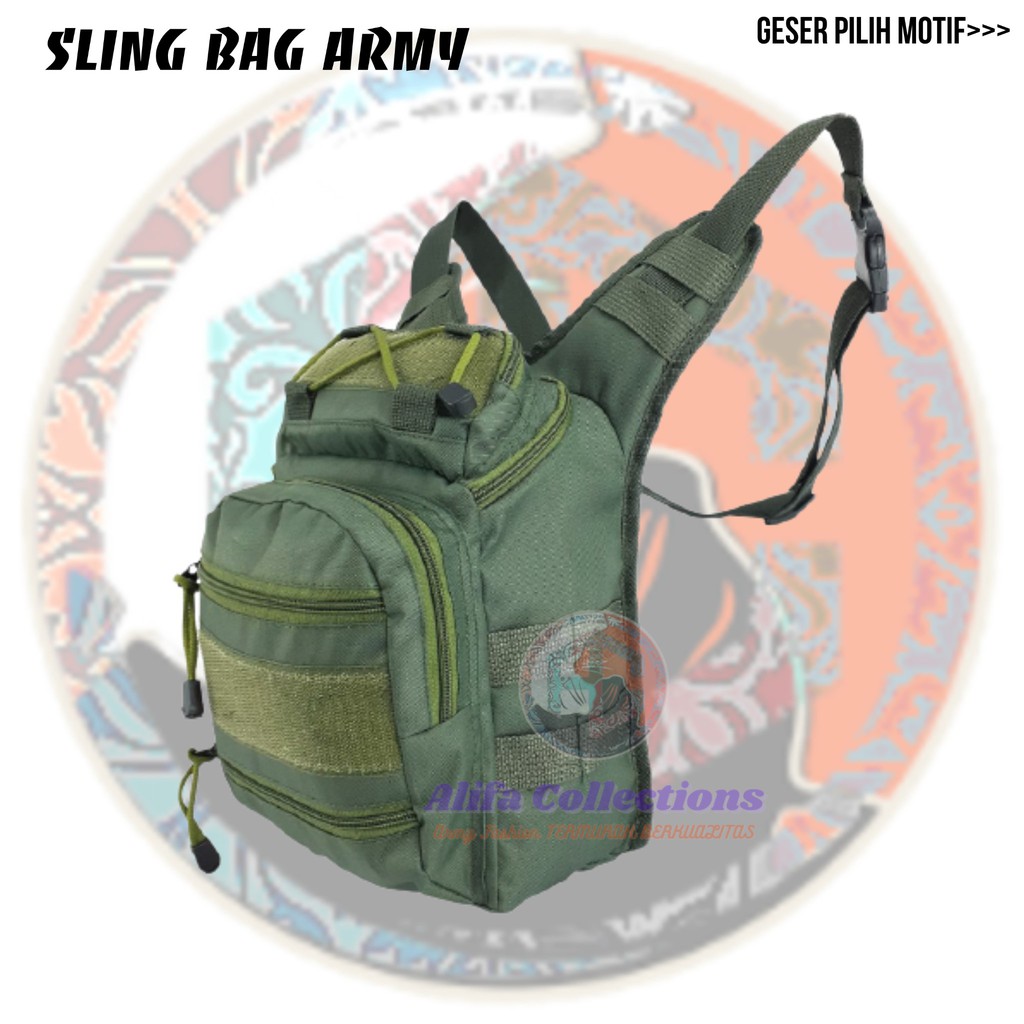 Tas Selempang Army Pria Tactical Outdoor Besar