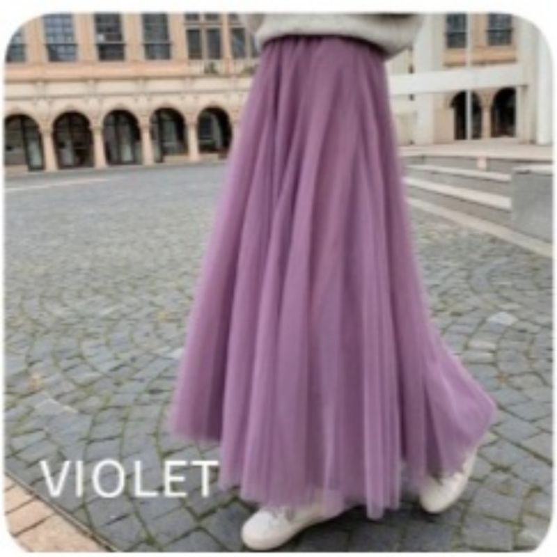 MDLV ~ 9811 TUTU LONG SKIRT ROK TILE ROK KOREA ROK LACE ROK IMPORT ROK TUTU MEKAR FASHION IMPORT