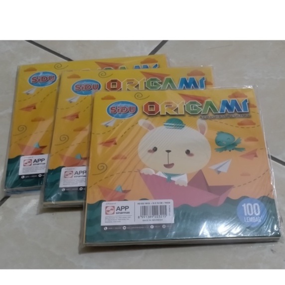 

KERTAS LIPAT ORIGAMI BESAR SIDU 16 CM X 16 CM (100 LBR)