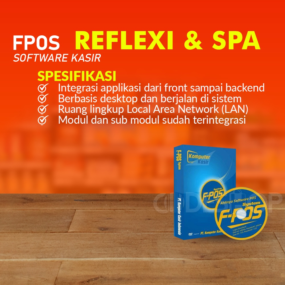 Software F-Pos System Reflexi &amp; Spa Program Aplikasi Kasir Spa Original Full Version