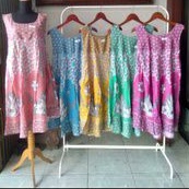 Daster batik klok payung HAP lengan pendek oleh oleh jogja solo Pekalongan busui daster hamil