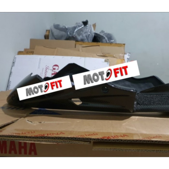 undercowl kawasaki er6n carbon kevlar asli body bawah protector er6n