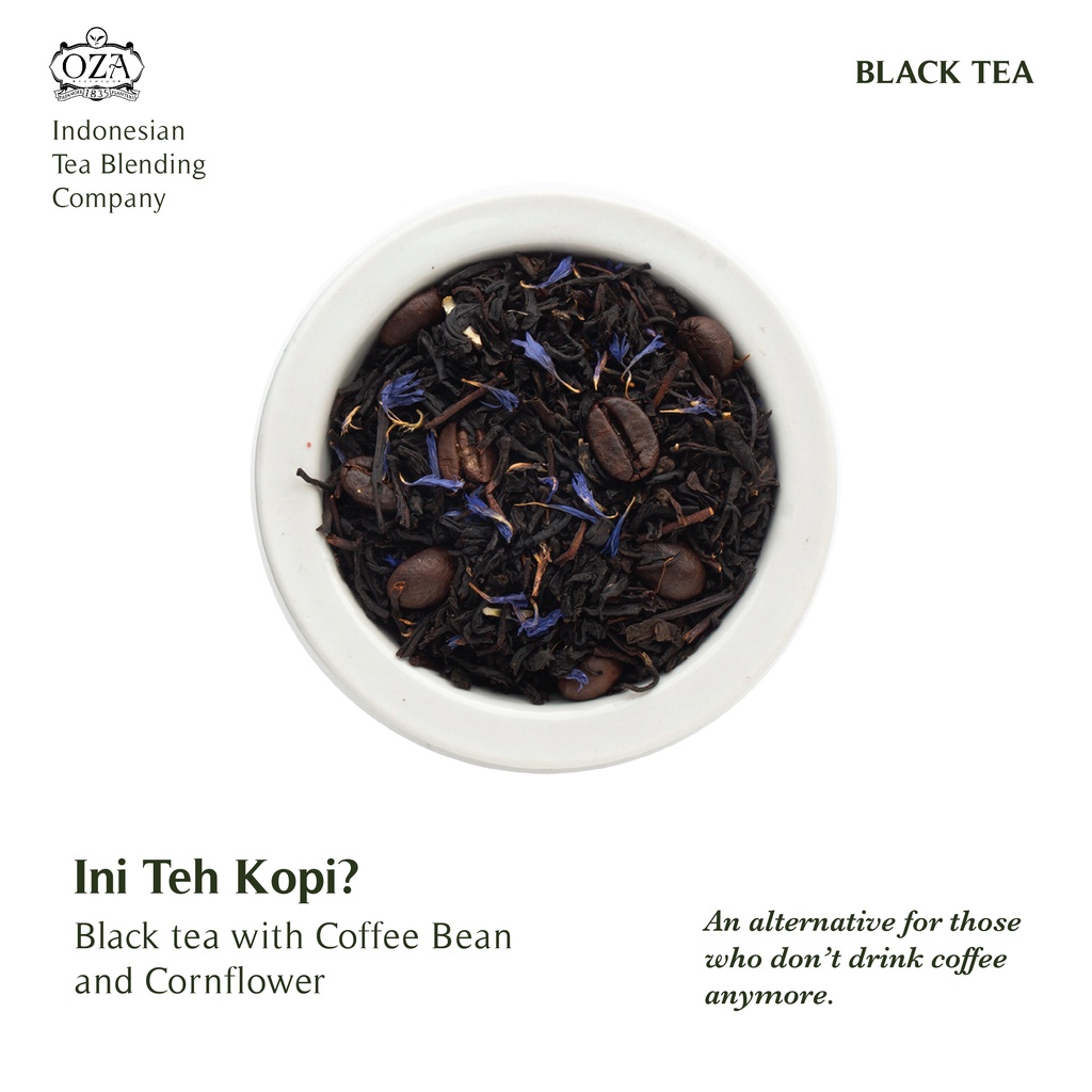 

OZA Tea - Ini The Kopi | Artisan Tea - Black Tea | Specialty Grade | Teh Premium | 40 gram (20 cups)