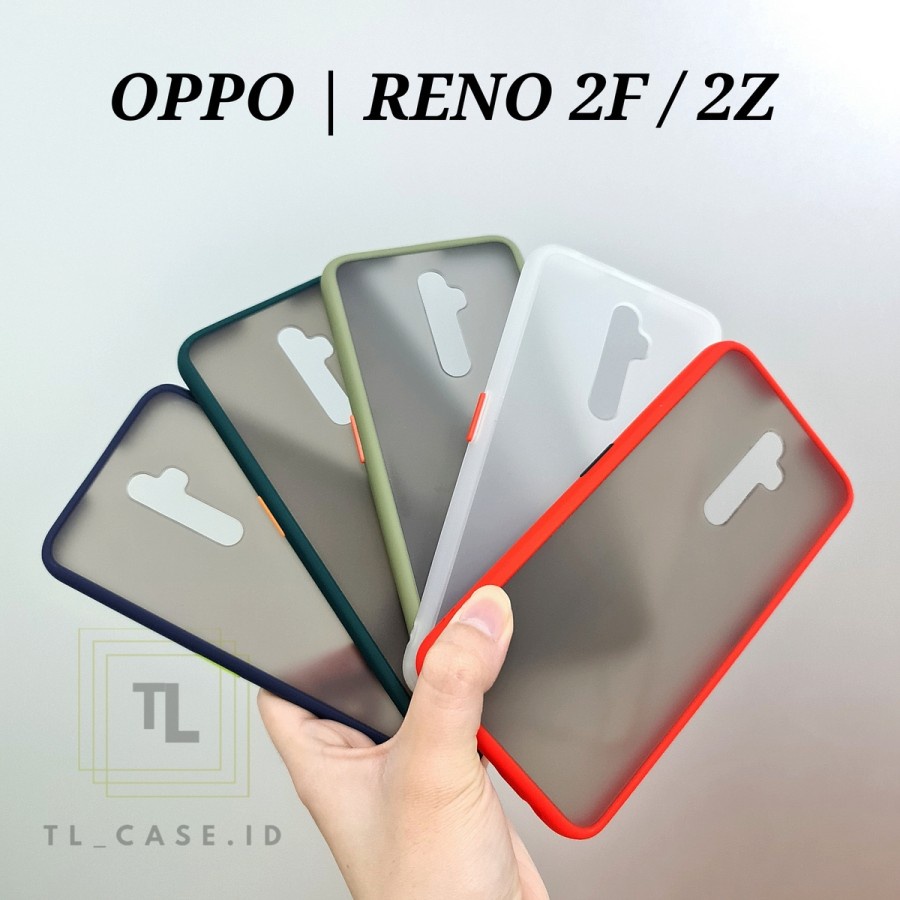 CASE MATTE OPPO RENO 2F OPPO RENO 2Z TRANSPARAN FUZE MACARON MY CHOICE - FA