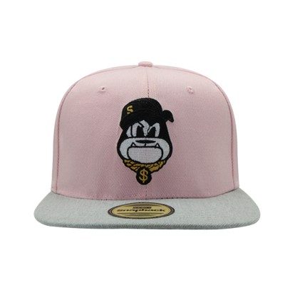 Topi Import Dewasa Snapback Bulldog - Pink