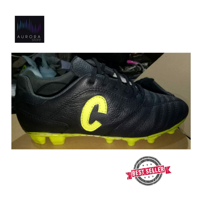 sepatu bola kulit asli pull besi