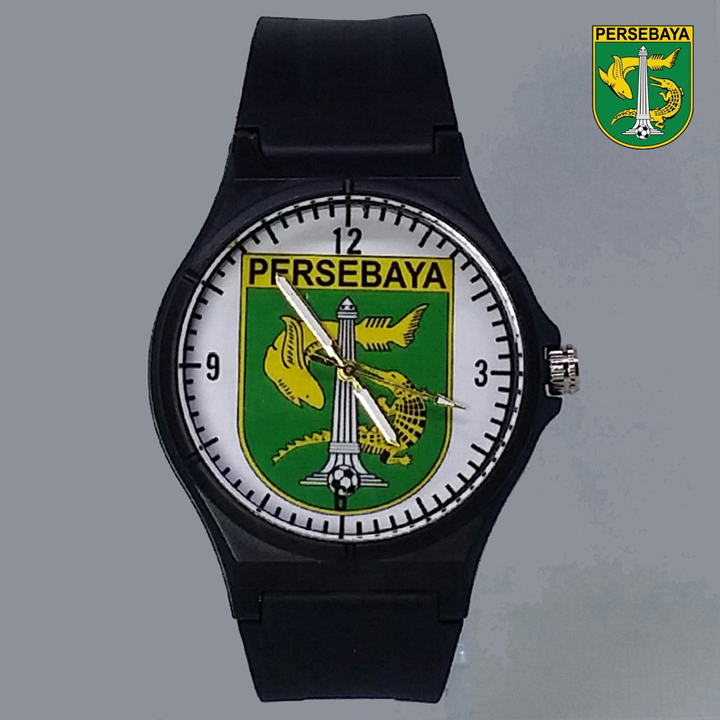 JAM TANGAN PERSEBAYA ANTI AIR (+BOX JAM BB &amp; +BATREI CADANGAN)