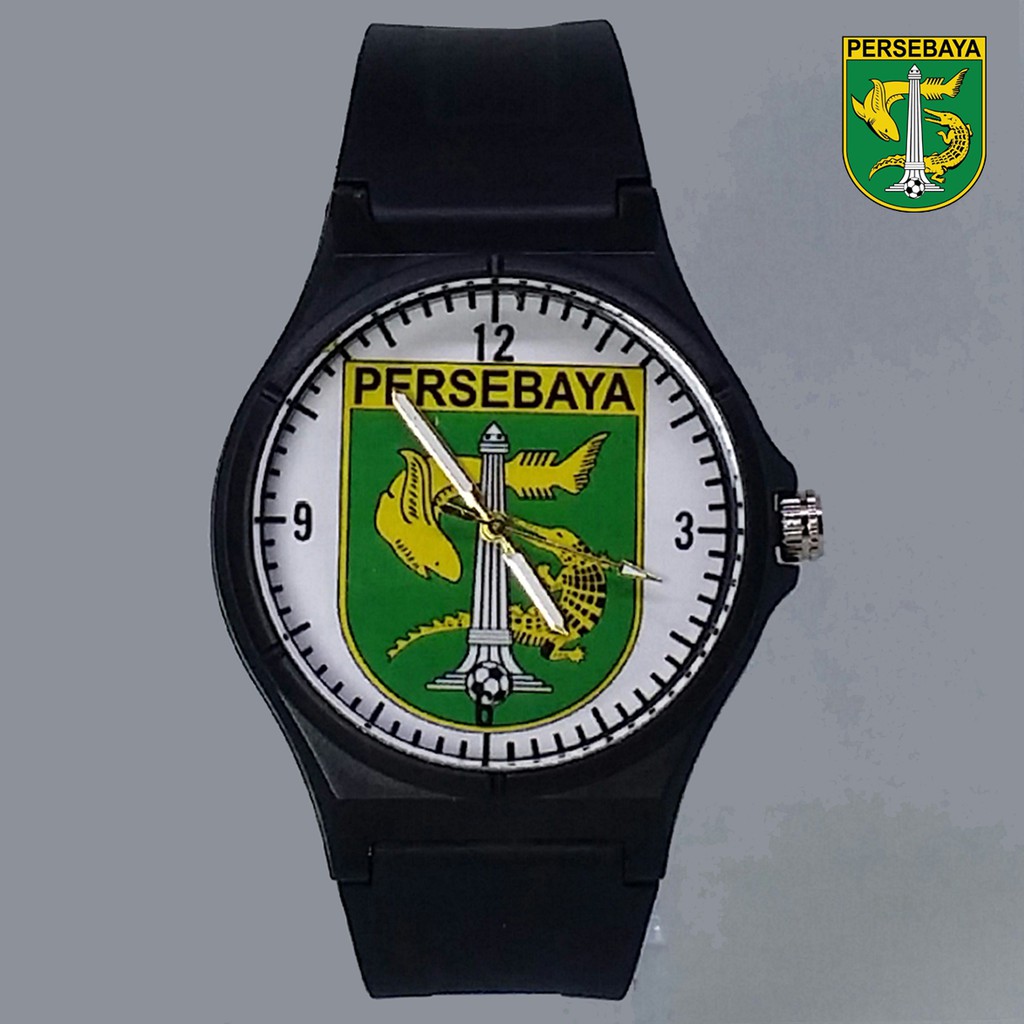 JAM TANGAN PERSEBAYA ANTI AIR (+BOX JAM BB &amp; +BATREI CADANGAN)