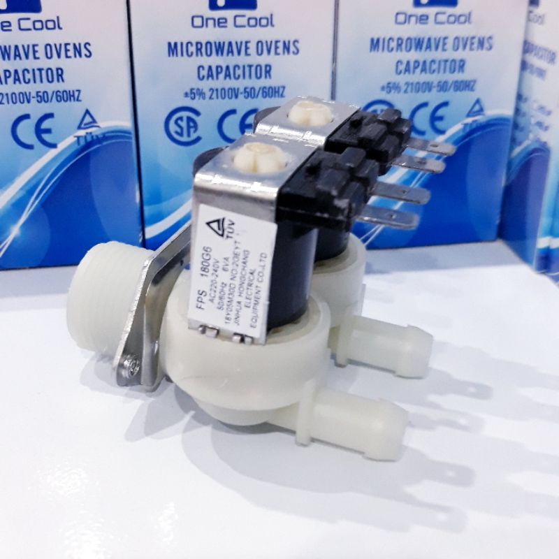 SELENOID VALVE ELECTRIC WATER INLET OTOMATIS AIR MASUK MESIN CUCI SAMSUNG LG