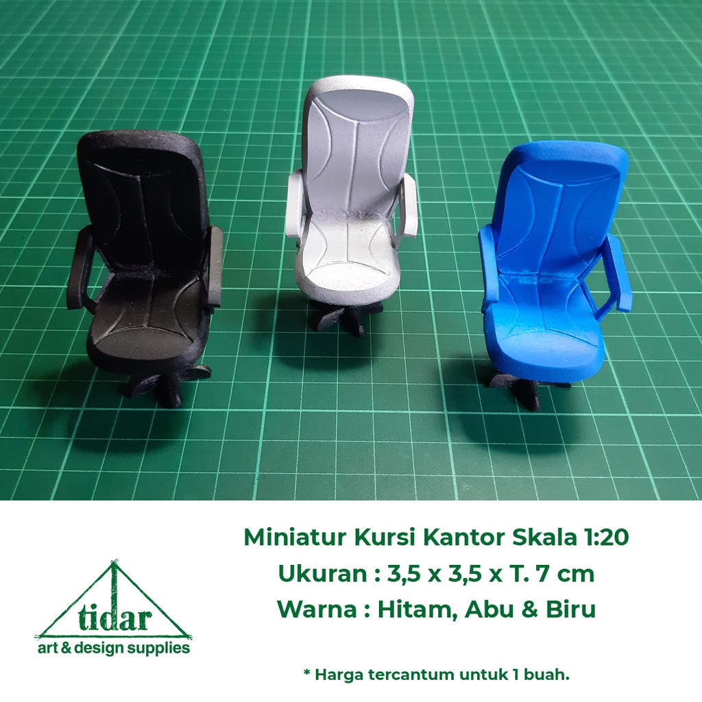 

[MR] MH-Miniatur Maket Kursi Direktur - Kantor - Kerja - Belajar Skala 1:20