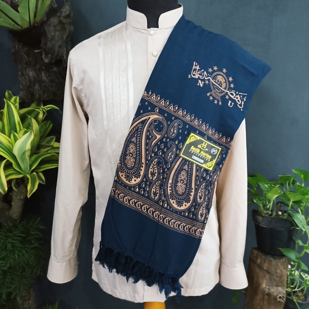 SORBAN NU BATIK MOTIF KASHMIRI BAHAN RAYON LEBIH HALUS &amp; ADEM