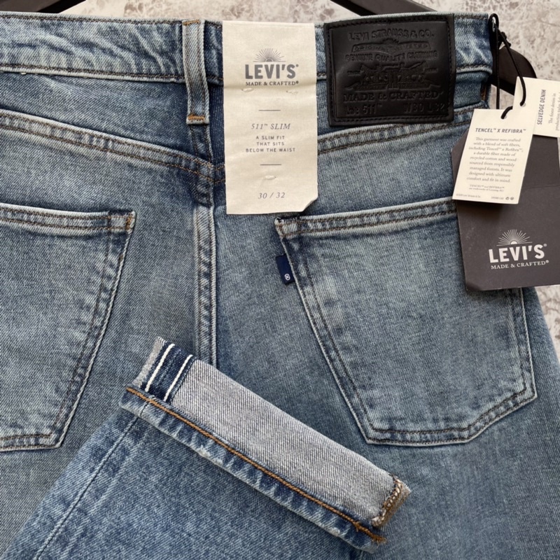 Levi’s Made & Crafted 511 Slim Fit Selvedge Jeans ORIGINAL