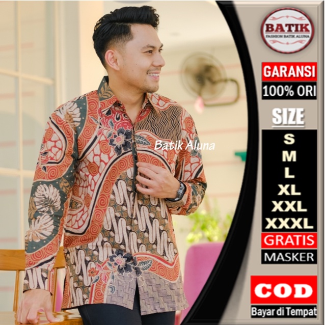 Baju Batik Pria Baju Batik Pria Lengan Panjang Modern Batik Solo Batik Cowok Lengan Panjang Batik Pria Modern Batik remium Pria Batik Cowok Batik Pria Lengan Panjang Premium batik Laki Laki Lengan Panjang Batik Songket Pria BATIK ALUNA