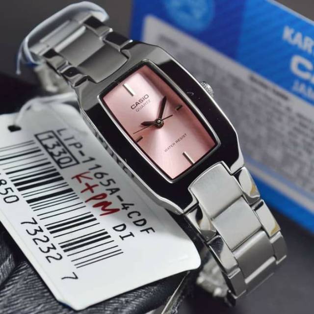 JAM TANGAN WANITA CASIO LTP 1165 SEGI RANTAI
