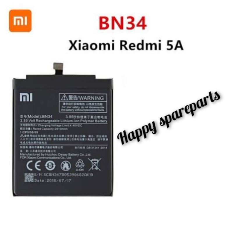 BATERAI XIAOMI REDMI 5A ORIGINAL