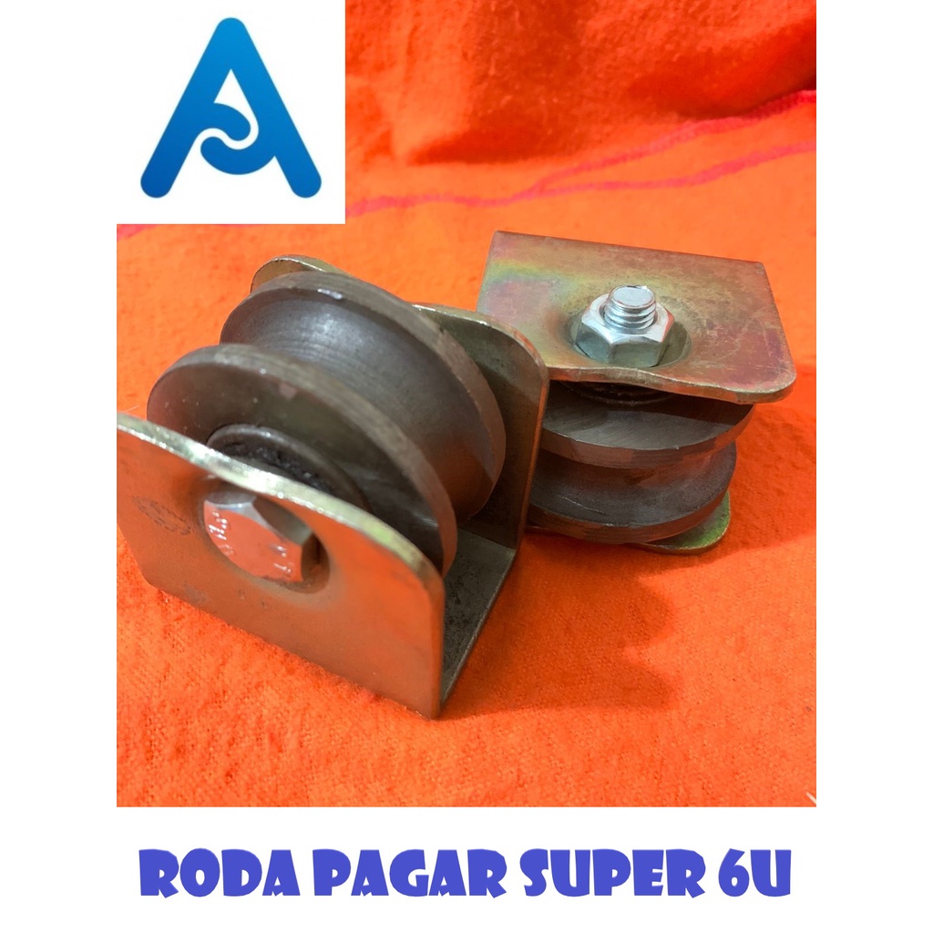 Jual Roda Pagar Besi Gerbang Rumah Medan Super 6cm Model U Shopee Indonesia 6775