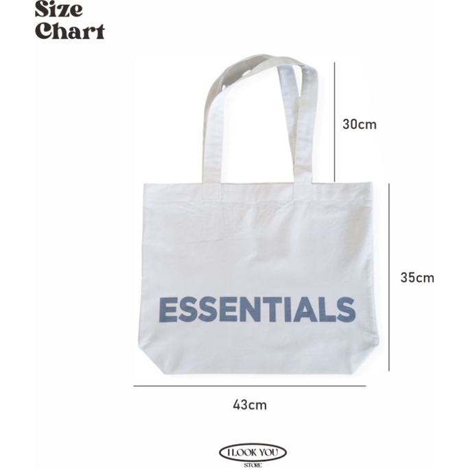 TOTEBAG Essentials CASUAL Tote Bag Aesthetic Kekinian Tote bag Landscape Muat Laptop