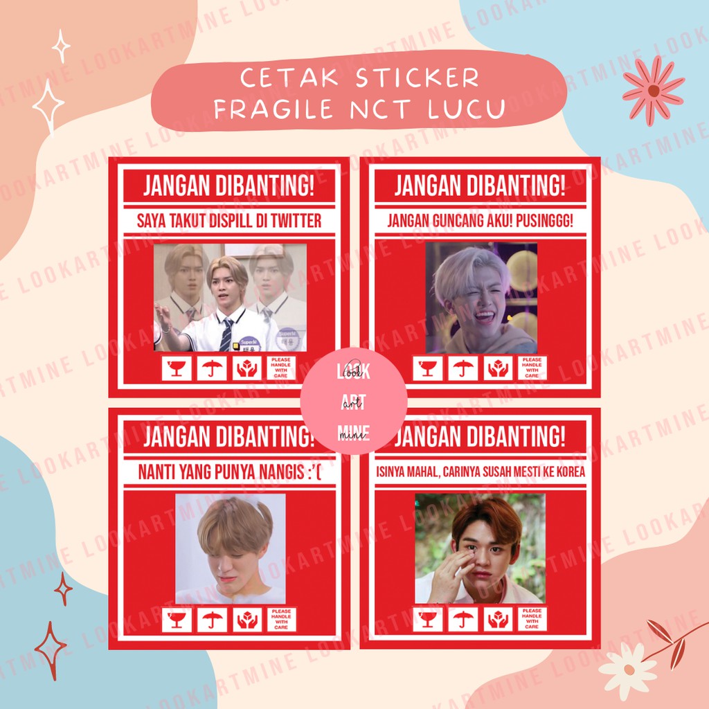

CETAK STIKER FRAGILE LUCU UNIK KOREA NCT DREAM WAYV PART 3 | STIKER JANGAN DIBANTING