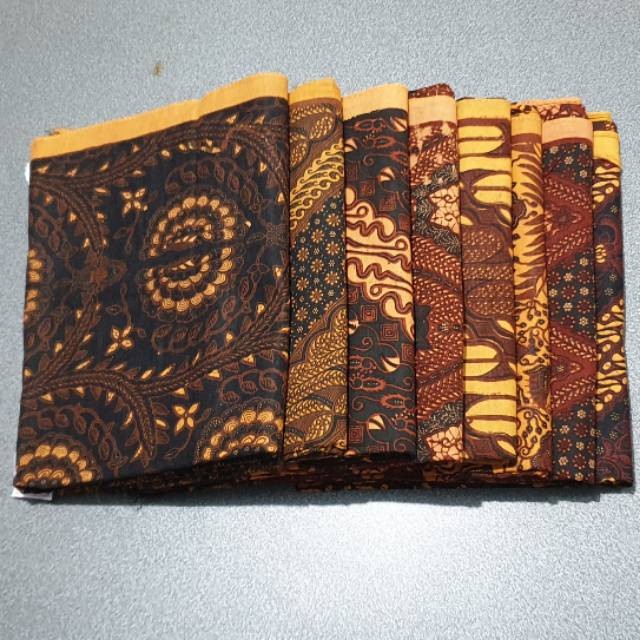 KAIN BATIK SOGA GENES SOLOAN / JARIK BATIK KAIN BERMOTIF TIDAK LICIN