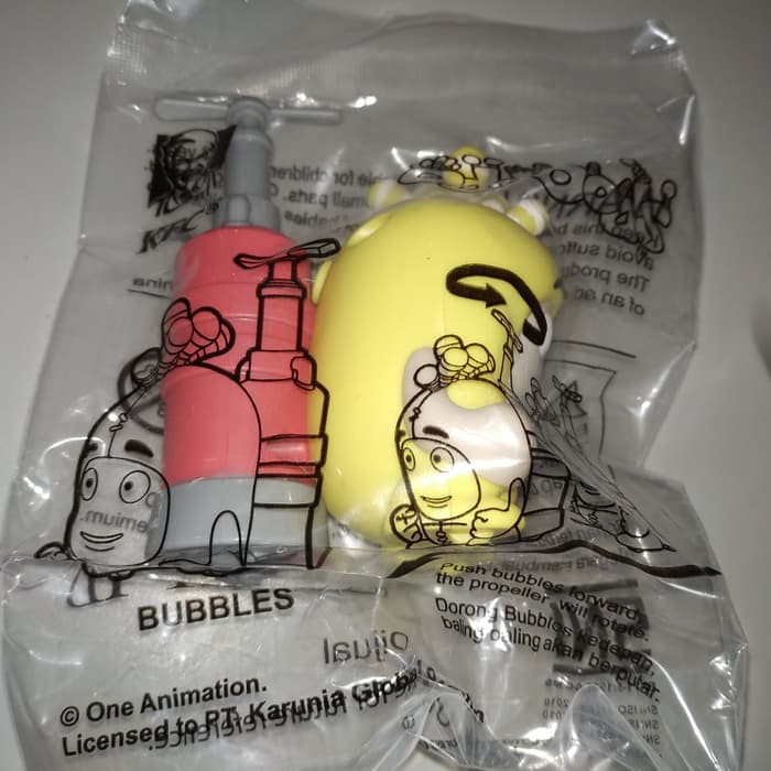Chaki Kids Meal Bubbles - Oddbods KFC 2019