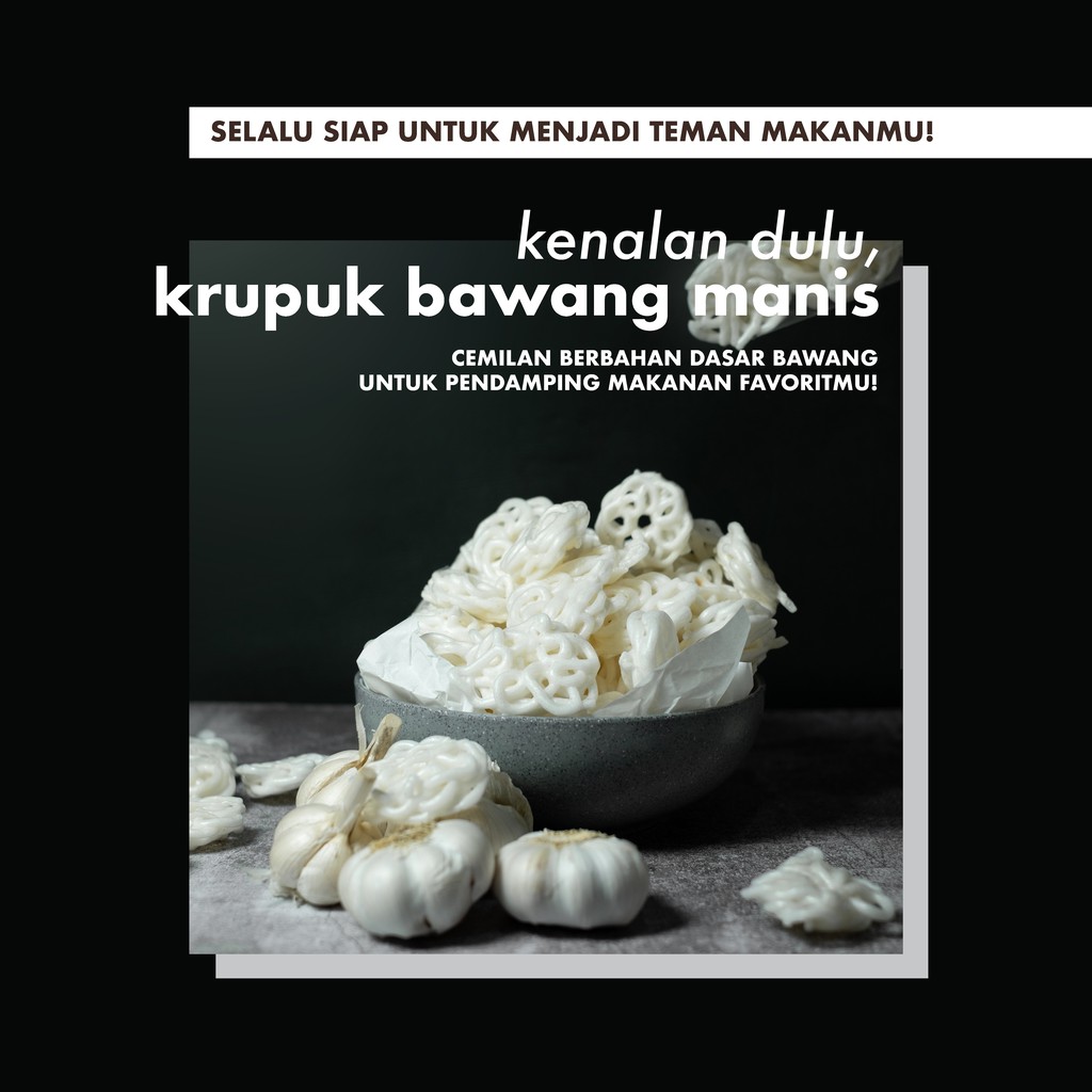

Kerupuk Badermas - Bawang Manis (Makanan Khas Tradisional Indonesia)