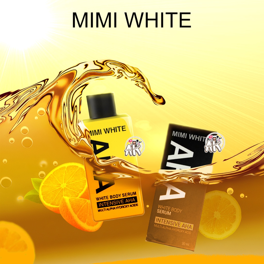 MIMI WHITE AHA WHITE BODY BOOSTER / BODY SERUM / BRIGHT SERUM 30ML