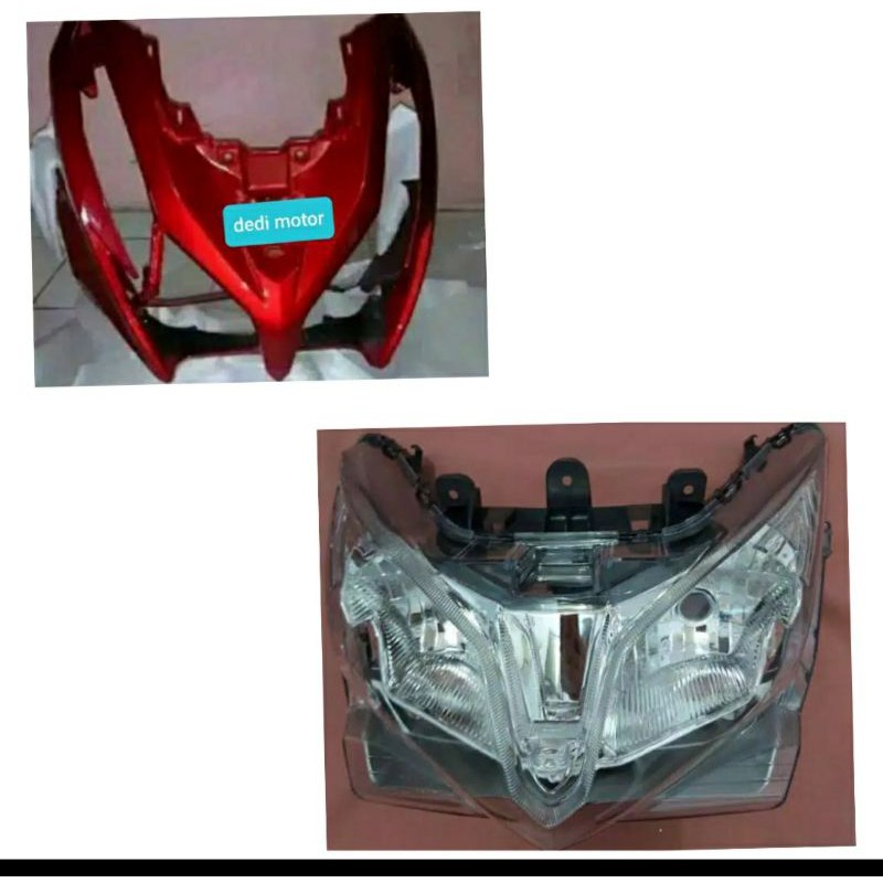 tameng depan vario 125 merah putih hitam abu grey  dan refektor vario 125 tameng vario 125 merah putih hitam abu grey dan refektor vario tecno 125 vario 125