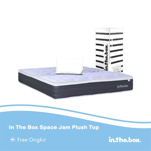 Kasur Spring Bed In The Box SPACE JAM Plush Top Uk 180x200 Matras Inthebox