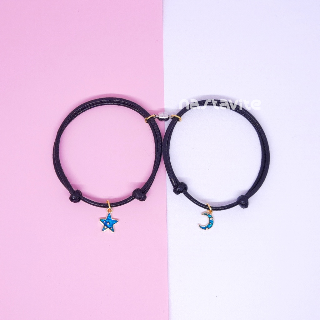 Gelang couple magnet sahabat pacar bestie murah tali korea