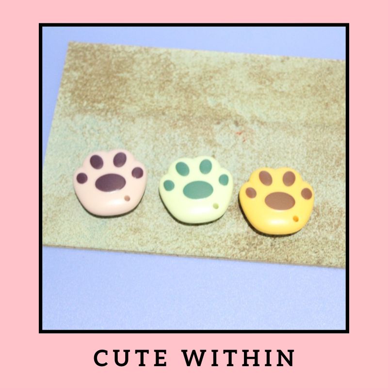 

Cutter kecil mini dog paw - GREEN PURPLE ORANGE RANDOM - pisau pemotong kecil lucu unik alat tulis kerja kantor sekolah pocket size ukuran mini warna warni gambar anjing