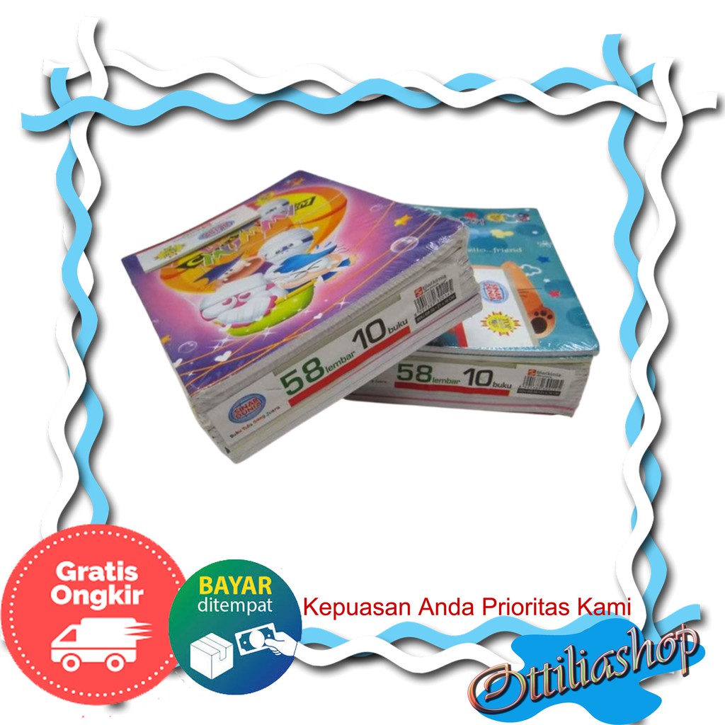 

BUKU TULIS SINAR DUNIA ISI 58 LEMBAR BUKU TULIS BUKU CATATAN ANAK SEKOLAH MURAH BERKUALITAS