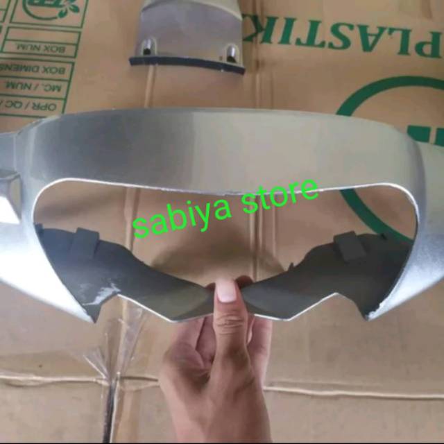 Batok kepala depan mio sporty silver