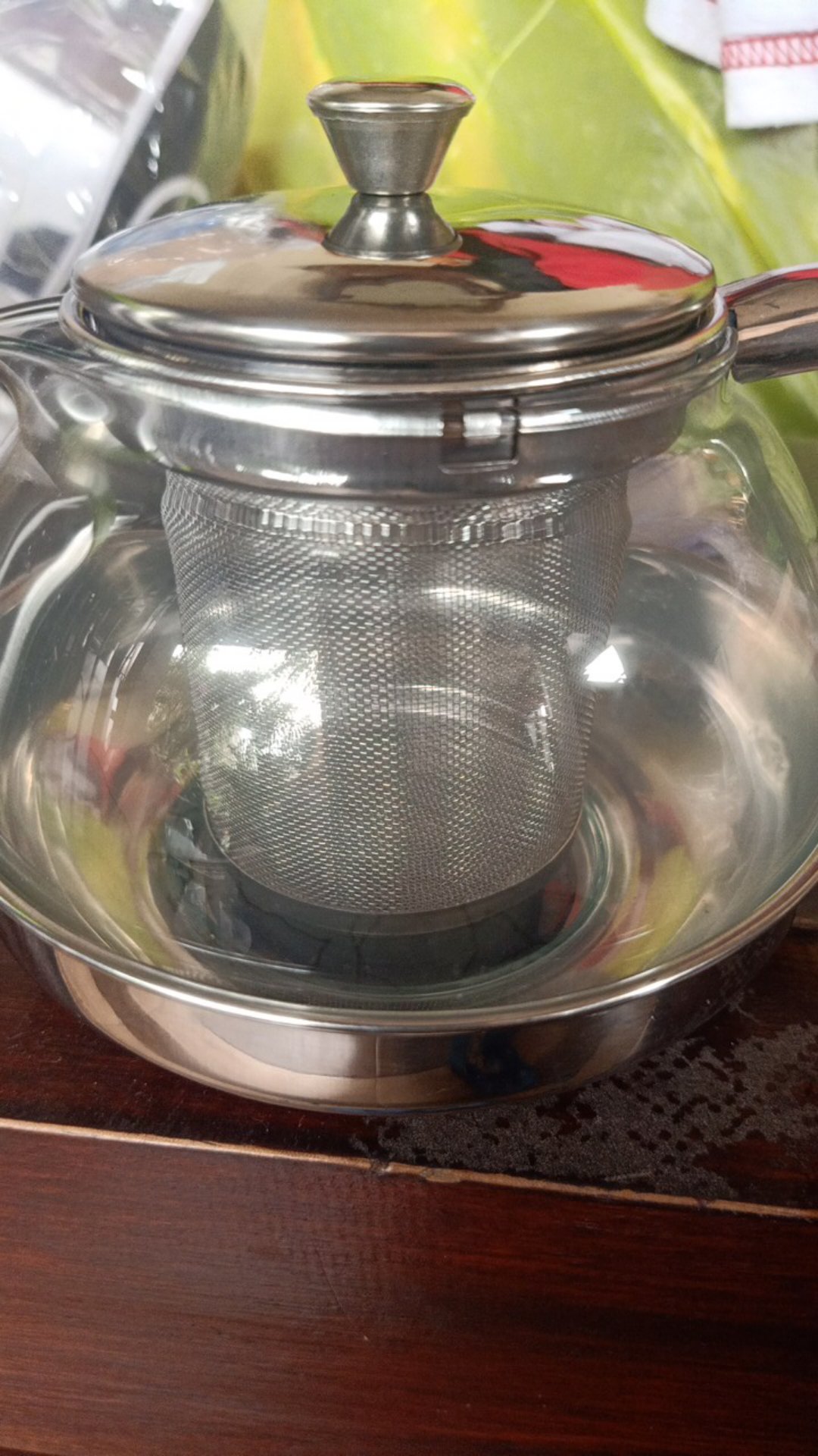 Teko+saringan Teko/kopi Multilply Function Pot 600ml 37-b Stainless Steel