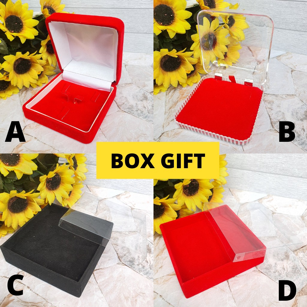 Box Kalung / Box Gelang / Box Gift Exclusive untuk Kado FREE Kartu Ucapan