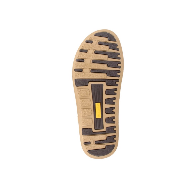 SANDAL SLIDE PAKALOLO PRIA ORIGINAL CASUAL KULIT ASLI COKLAT PB43