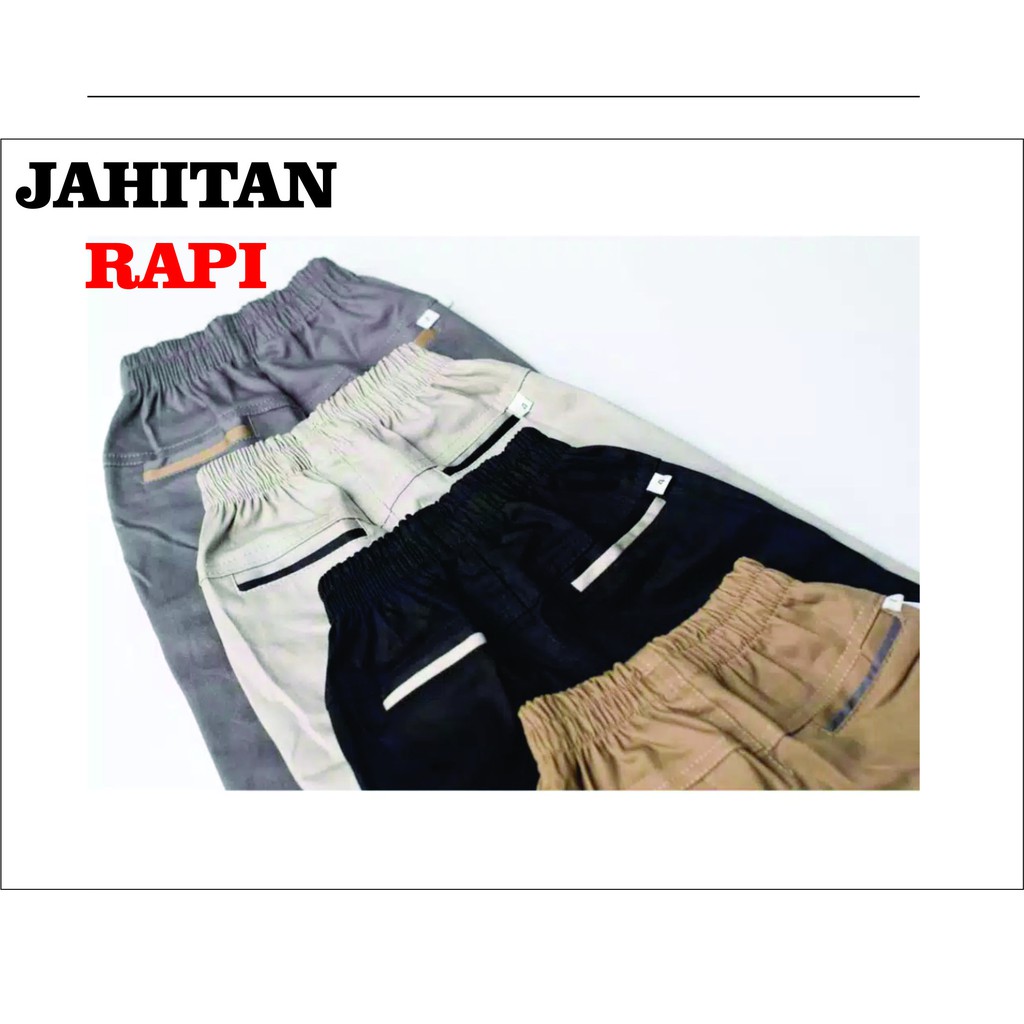 Celana cino pendek anak usia 1-6 tahun terlaris-3