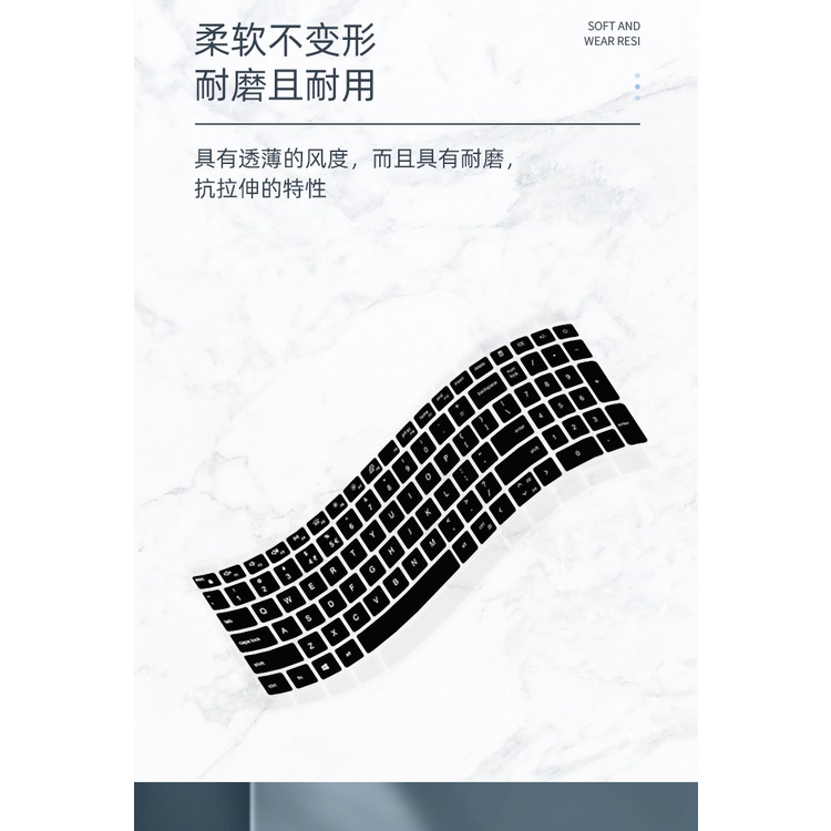 Cover Keyboard Laptop Bahan Silikon Lembut Ultra Tipis Anti Air / Debu Untuk Dell 15pro-5518 Vostro5510 15.6 &quot;