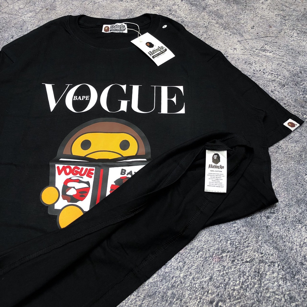 BAJU KAOS TSHIRT VOGUE UNISEX COMBAD 30S