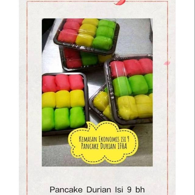 

Pancake Durian isi 9 bh