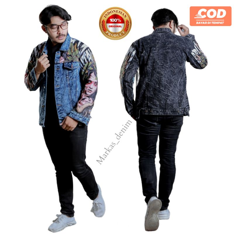 JAKET DENIM BRUTALIST JEANS PRIA WANITA UNISEX /JAKET DEWASA/JAKET LEVIS/JACKET DENIM/JAKET JEANS TE