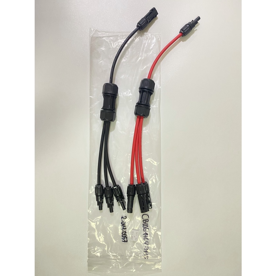 Type Extension Cable with MC4 Connector Red Black Pair