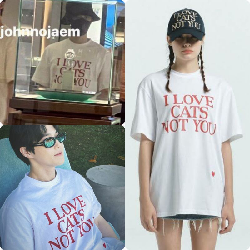 KAOS KPOP I LOVE CATS NOT YOU SUHO EXO JAEMIN NCT DREAM