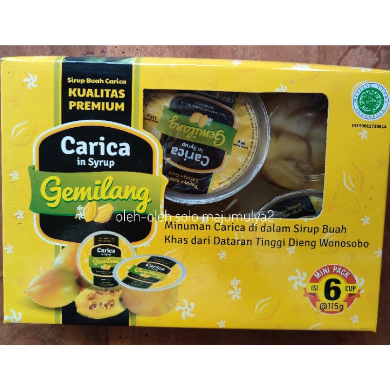 CARICA DIENG GEMILANG ISI 6 PCS KHAS WONOSOBO