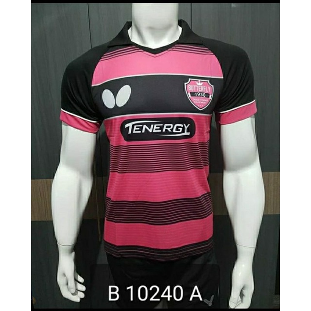 KAOS TENIS MEJA BUTTERFLY 10240A PINK JERSEY PINGPONG