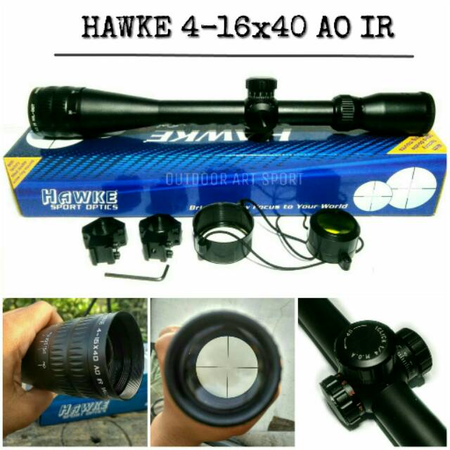 HAWKE 4-16x40 AO IR - TELESCOPE - SCOPE - TELESKOP - HAWKE