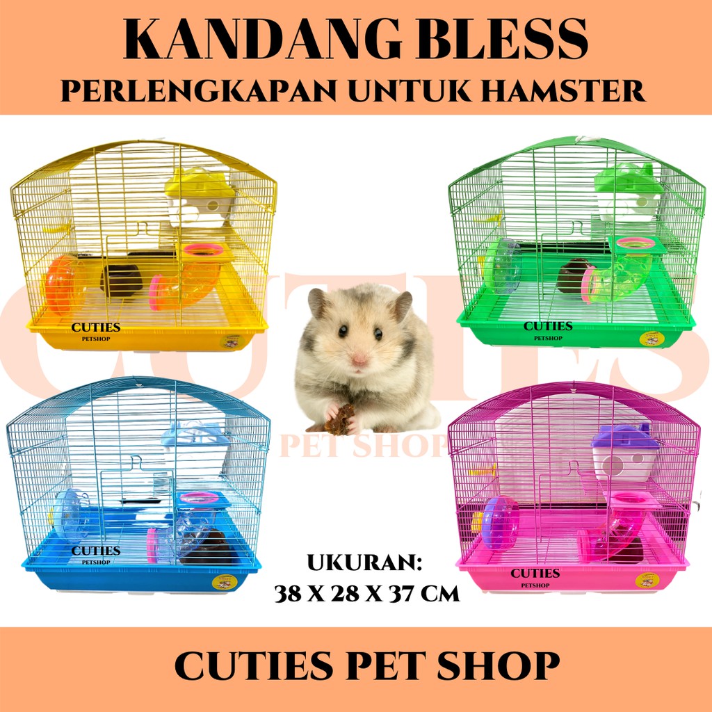 KANDANG BLESS HAMSTER / SUGAR GLIDER / RUMAH HEWAN / ROBOROVSKI ROBO / TEMPAT TINGGAL SARANG