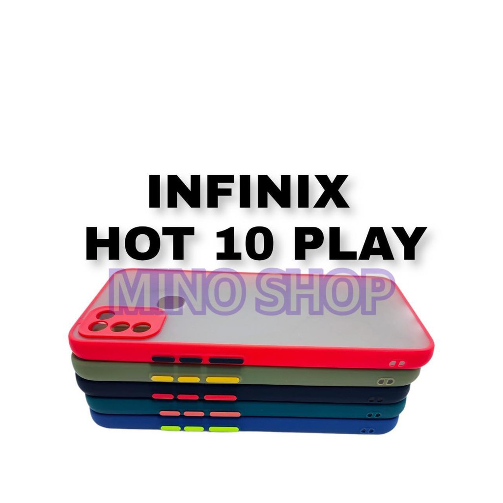 SOFTCASE INFINIX HOT 10 PLAY - HARDCASE DOVE MYCHOICE + PC - AERO CASE